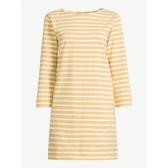 Free Assembly Boatneck Striped Mini Dress Women's Small - Picture 3 of 5